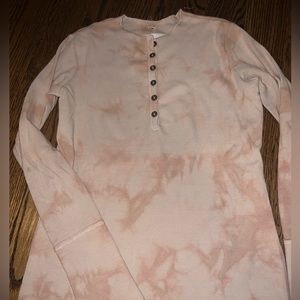 Point Collection Henley Tye Dye T shirt